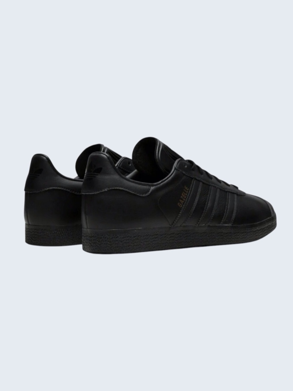 Adidas Men’s Gazelle Leather Sneakers Black/Gold Accent Size-10 NWT - Picture 8 of 11